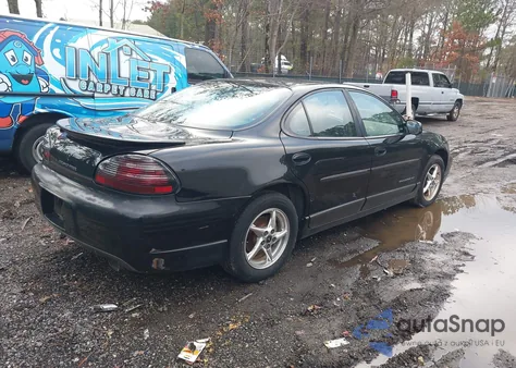 2000 Pontiac Grand Prix Gt z USA, uszkodzony, nr VIN 1G2WP52K0YF298936